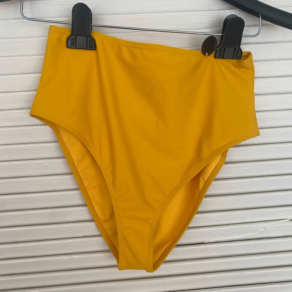 F21 Gold Swimsuit Bottom